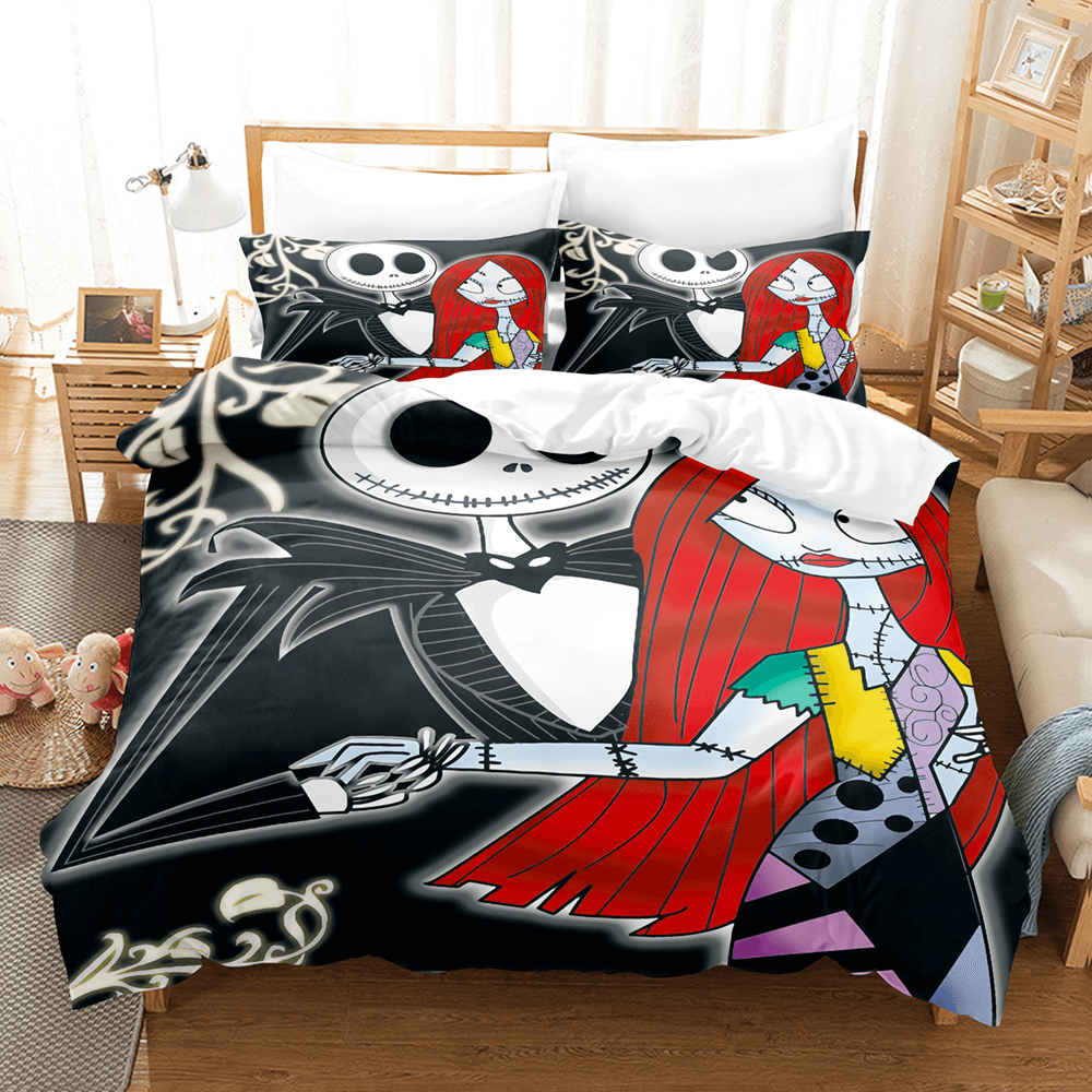 The Nightmare Before Christmas Bedding Set Duvet Covers Bed Sheets - EBuycos