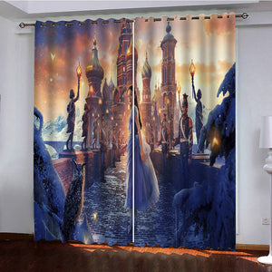 The Nutcracker and the Four Realms Curtains Blackout Window Drapes