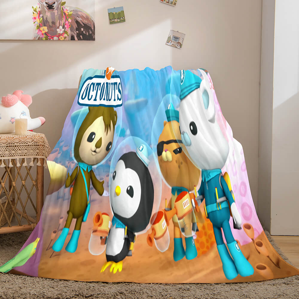 The Octonauts Flannel Caroset Throw Cosplay Blanket Comforter Set - EBuycos