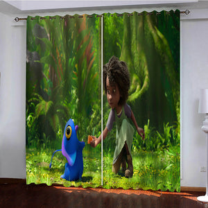 The Sea Beast Curtains Blackout Window Drapes