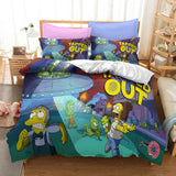 The Simpsons Cosplay Bedding Set Quilt Duvet Covers Bed Sheets Sets - EBuycos