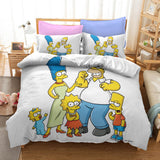 The Simpsons Cosplay Bedding Set Quilt Duvet Covers Bed Sheets Sets - EBuycos