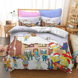 The Simpsons Cosplay Bedding Set Quilt Duvet Covers Bed Sheets Sets - EBuycos