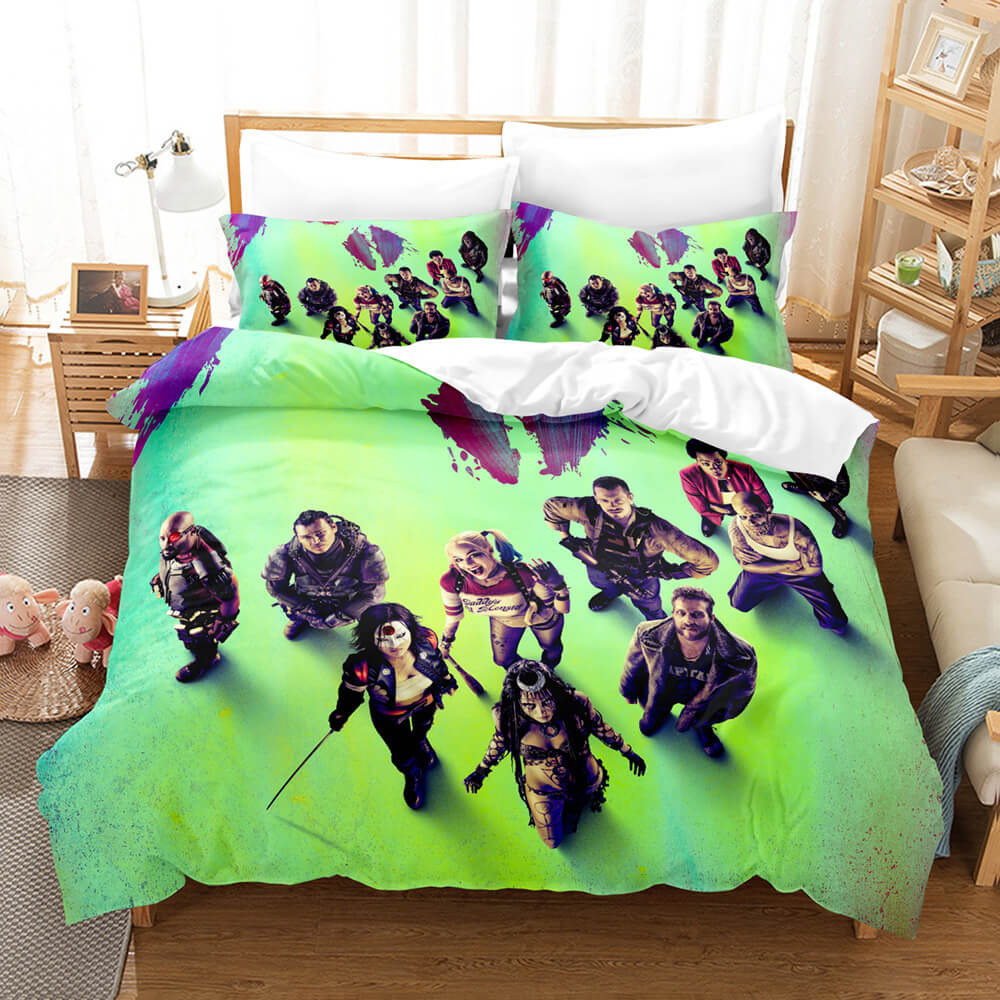 The Suicide Squad Bedding Set Duvet Cover Comforter Bed Sheets - EBuycos