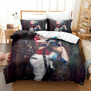 The Suicide Squad Bedding Set Duvet Cover Comforter Bed Sheets - EBuycos