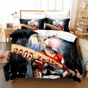 The Suicide Squad Bedding Set Duvet Cover Comforter Bed Sheets - EBuycos