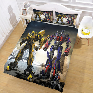 The Transformers Bedding Set Cosplay Quilt Cover Without Filler