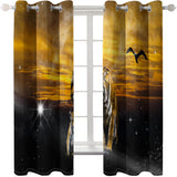 Tiger Curtains Blackout Window Treatments Drapes for Room Decoration