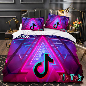 Tiktok Comforter Bedding Sets Tik Tok Quilt Duvet Covers Bed Sheets - EBuycos