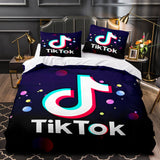 Tiktok Bedding Set Tik Tok Quilt Duvet Covers Comforter Bed Sheets - EBuycos