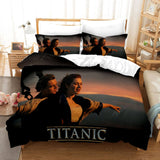 Titanic Jack And Rose Bedding Set Quilt Cover Without Filler