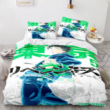 Tokyo Revengers Cosplay 3 Piece Bedding Set Duvet Cover Bed Sheets - EBuycos