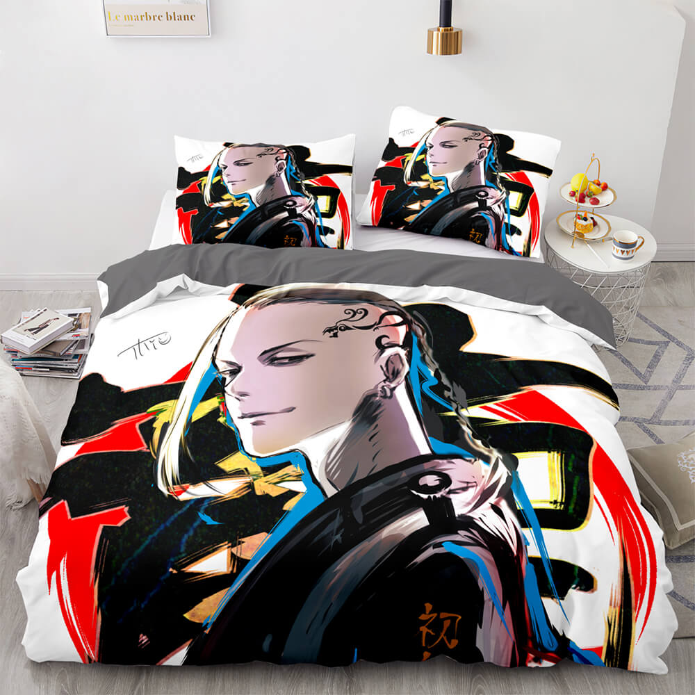 Tokyo Revengers Cosplay Bedding Set Duvet Cover Comforter Bed Sheets - EBuycos
