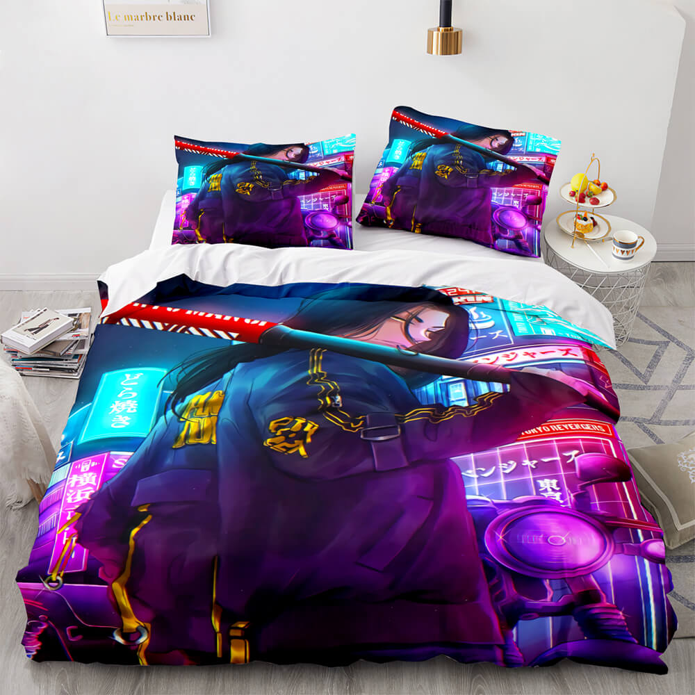 Tokyo Revengers Cosplay Bedding Set Duvet Covers Comforter Bed Sheets - EBuycos