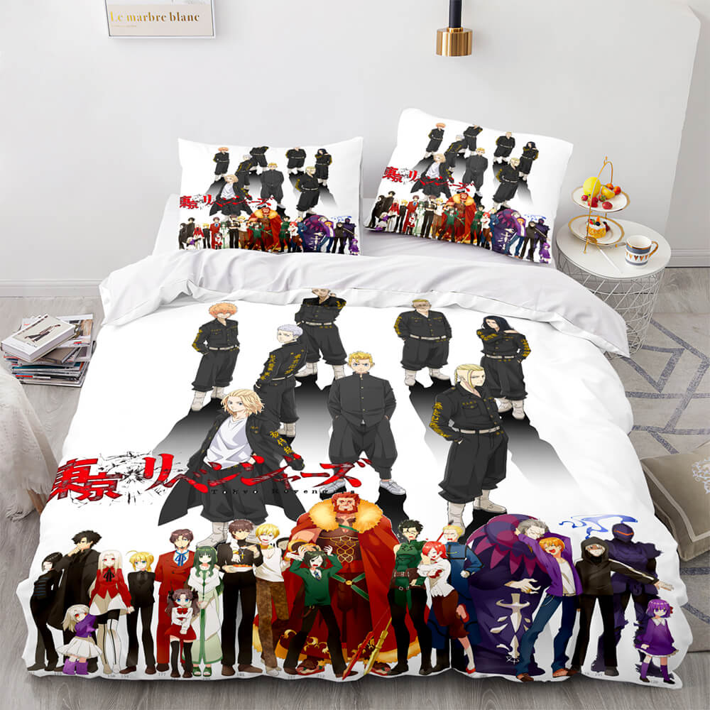 Tokyo Revengers Cosplay Bedding Set Duvet Covers Comforter Bed Sheets - EBuycos