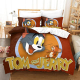 Tom and Jerry Bedding Set Quilt Cover Without Filler