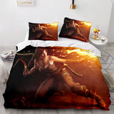 Tomb Raider 3 Piece Comforter Bedding Sets Duvet Covers Bed Sheets - EBuycos