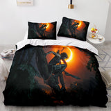 Tomb Raider 3 Piece Comforter Bedding Sets Duvet Covers Bed Sheets - EBuycos