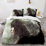 Tomb Raider 3 Piece Comforter Bedding Sets Duvet Covers Bed Sheets - EBuycos