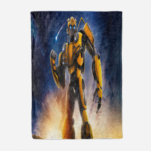 Transformers Blanket Flannel Throw Room Decoration
