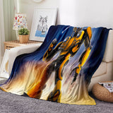 Transformers Blanket Flannel Throw Room Decoration