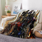 Transformers Blanket Flannel Throw Room Decoration