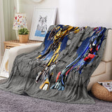 Transformers Blanket Flannel Throw Room Decoration