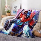 Transformers Blanket Flannel Throw Room Decoration