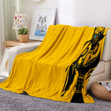 Transformers Pattern Blanket Flannel Throw Room Decoration