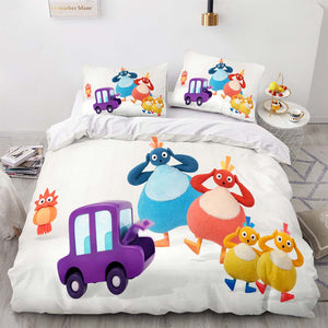Twirlywoos Bedding Set Pattern Quilt Cover Without Filler