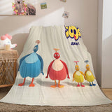 Twirlywoos Blanket Pattern Flannel Throw Room Decoration
