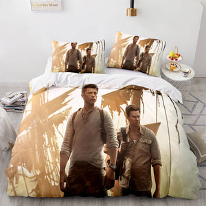 Uncharted Bedding Set Quilt Duvet Cover Bedding Sets - EBuycos