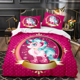 Unicorn Bedding Set Quilt Duvet Cover Bedding Sets for Kids Gift - EBuycos