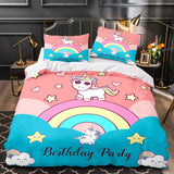 Unicorn Bedding Set Quilt Duvet Cover Bedding Sets for Kids Gift - EBuycos