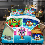 Unikitty Bedding Set Quilt Duvet Cover Bedding Sets Kids Birthday Gift - EBuycos