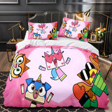 Unikitty Bedding Set Quilt Duvet Cover Bedding Sets Kids Birthday Gift - EBuycos