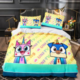 Unikitty Bedding Set Quilt Duvet Cover Bedding Sets for Kids Gift - EBuycos