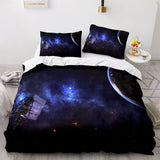 Universe Sky Outer Space 3 Piece Bedding Set Duvet Covers Bed Sheets - EBuycos