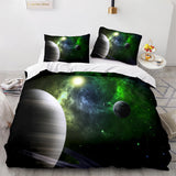 Universe Sky Outer Space 3 Piece Bedding Set Duvet Covers Bed Sheets - EBuycos