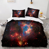 Universe Sky Outer Space 3 Piece Bedding Set Duvet Covers Bed Sheets - EBuycos