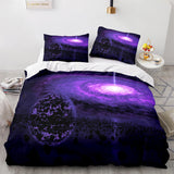 Universe Sky Outer Space 3 Piece Bedding Set Duvet Covers Bed Sheets - EBuycos