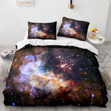 Universe Sky Outer Space 3 Piece Bedding Set Duvet Covers Bed Sheets - EBuycos