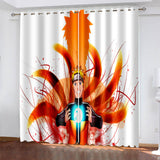 Uzumaki Naruto Curtains Blackout Window Drapes