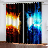 Uzumaki Naruto Uchiha Sasuke Curtains Blackout Window Drapes