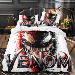 Venom Let There Be Carnage Cosplay Bedding Set Duvet Covers Bed Sets - EBuycos