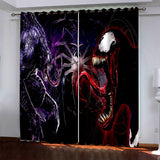 Venom Pattern Curtains Blackout Window Drapes