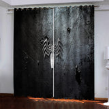 Venom Pattern Curtains Blackout Window Drapes