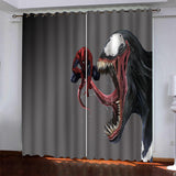 Venom Pattern Curtains Blackout Window Drapes
