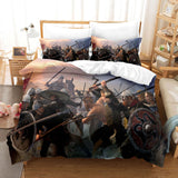 Viking Cosplay Bedding Set Duvet Cover Comforter Bed Sheets - EBuycos