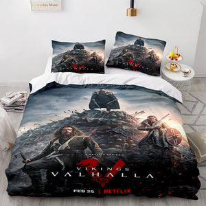 Vikings Valhalla Rising Bedding Set Quilt Duvet Cover Bed Sets - EBuycos